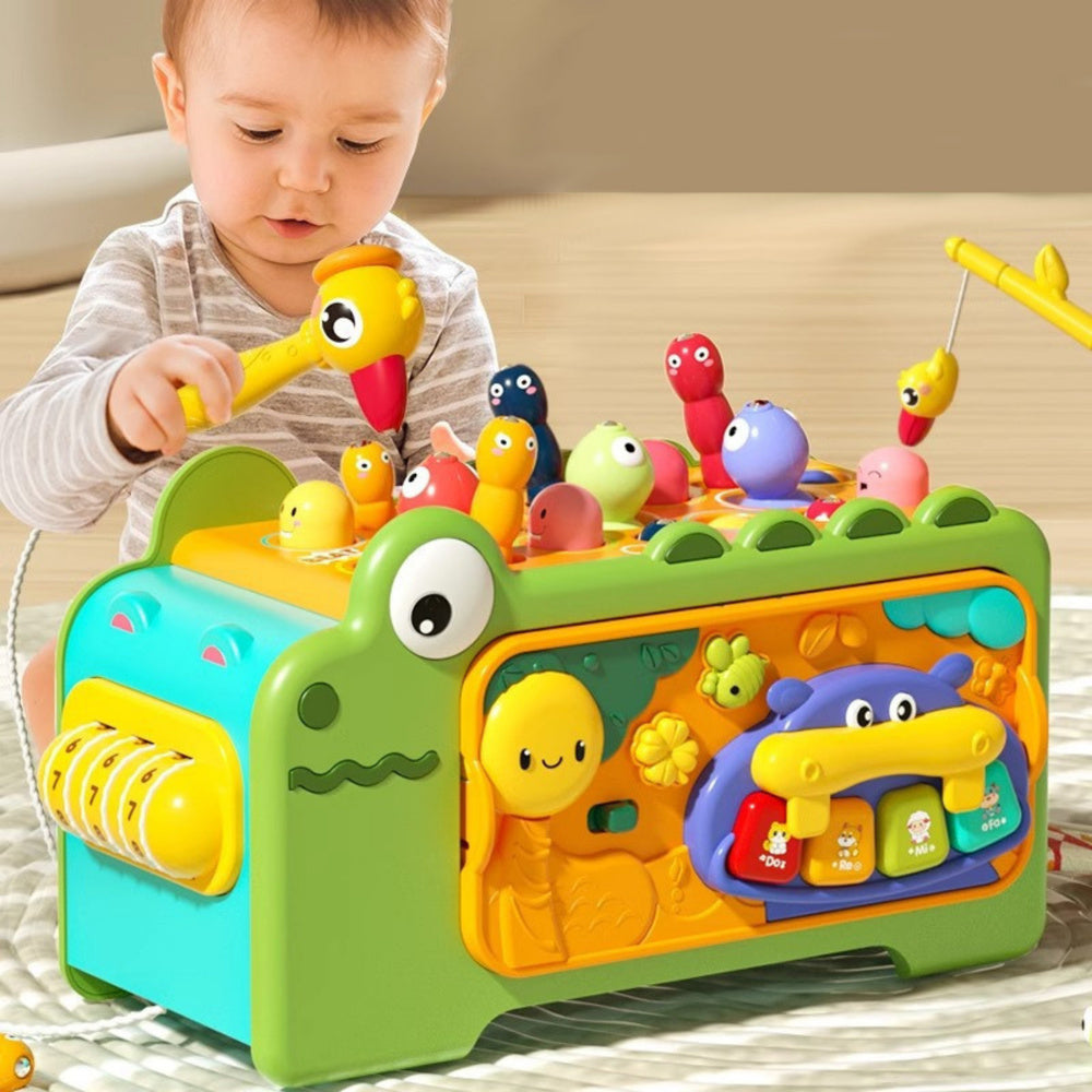 Cubo Educativo Interativo Crocodilo com Sons