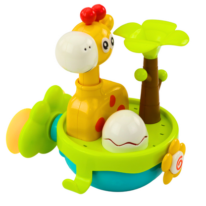 Brinquedo de Banho Girafa Sensorial com Ventosas Multicolor