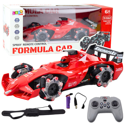 Carro RC com Fumo 2.4G Vermelho