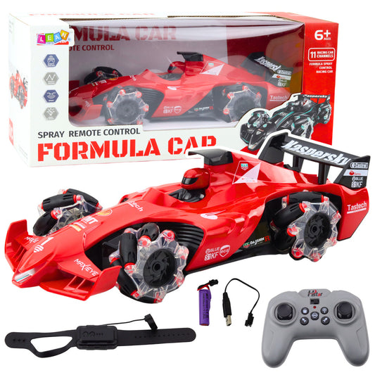 Carro RC com Fumo 2.4G Vermelho