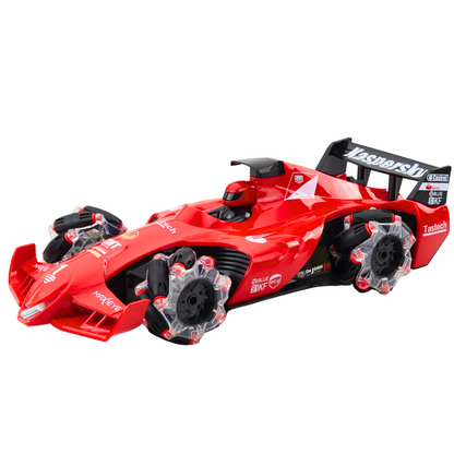 Carro RC com Fumo 2.4G Vermelho