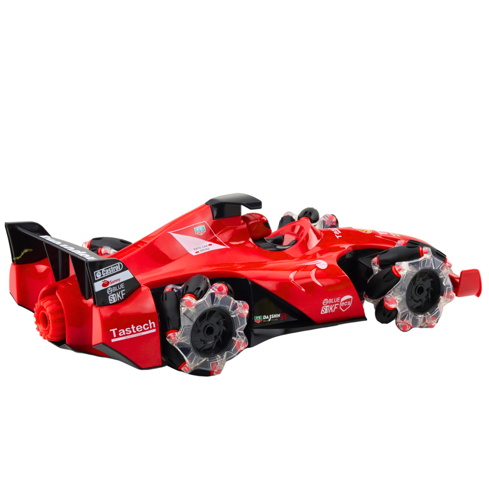 Carro RC com Fumo 2.4G Vermelho