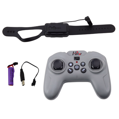 Carro Desportivo RC com Fumo 2.4G Preto