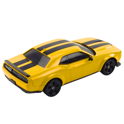 Carro Drift RC 4WD Rodas Intercambiáveis Amarelo