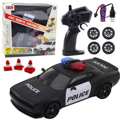 Carro Drift RC 4WD Polícia