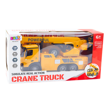 Grua RC com Gancho 2.4G 9CH Amarela