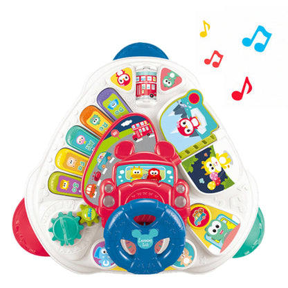 Mesa Educativa Interativa com Volante Multicolor