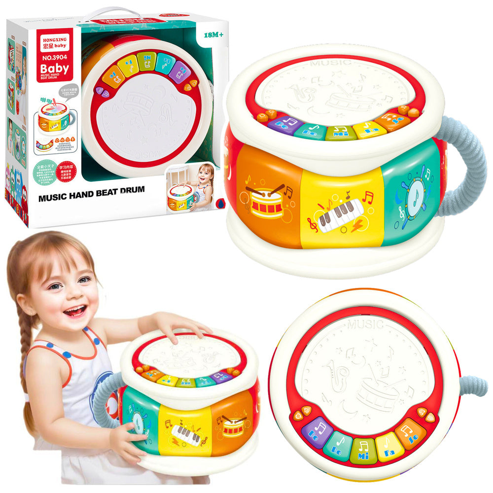 Tambor Educativo Grande para Bebé Multicolor