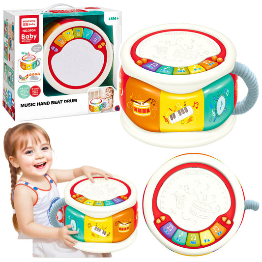 Tambor Educativo Grande para Bebé Multicolor