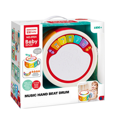 Tambor Educativo Grande para Bebé Multicolor