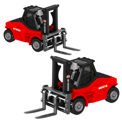 Empilhador Metálico Huina Vermelho 1:80