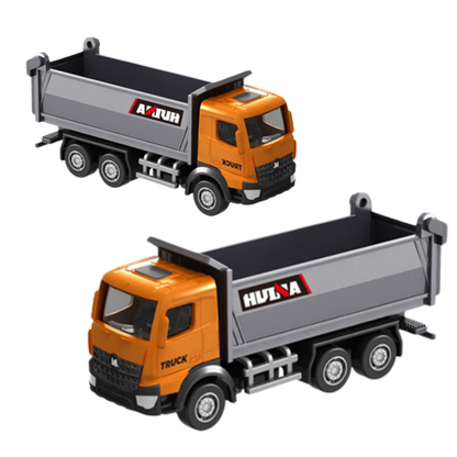 Camião Basculante Metálico Huina Laranja 1:80