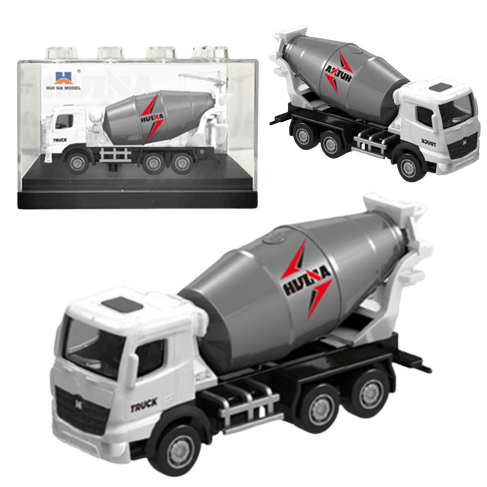 Betoneira Metálica Huina Branca 1:80