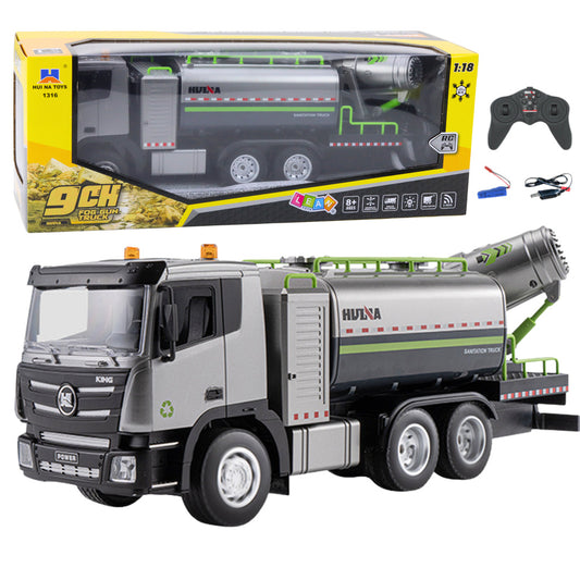 Camião Cisterna RC com Água Huina 1:18