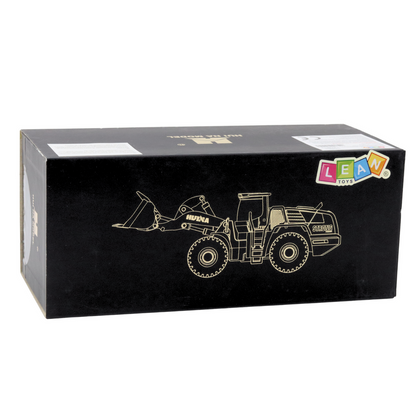 Retroescavadora Metálica Huina Amarela 1:50