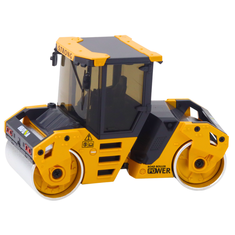 Cilindro Compactador Metálico Huina Amarelo 1:50