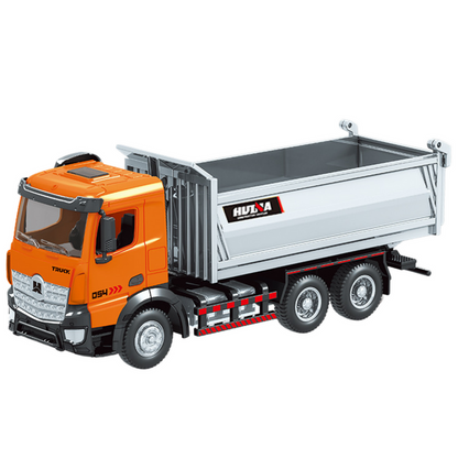 Camião Basculante Metálico Huina Laranja 1:50