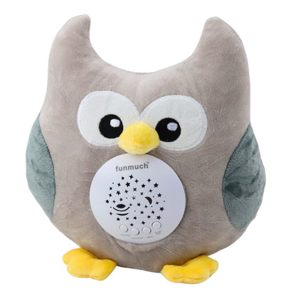 Peluche Coruja Dorminhoca com Projetor e Som