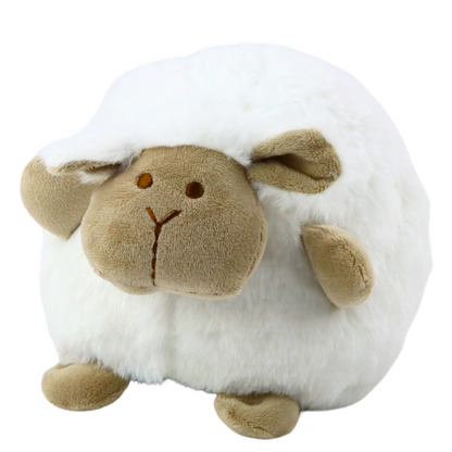 Peluche Ovelha Dorminhoca com Luz e Som Branca