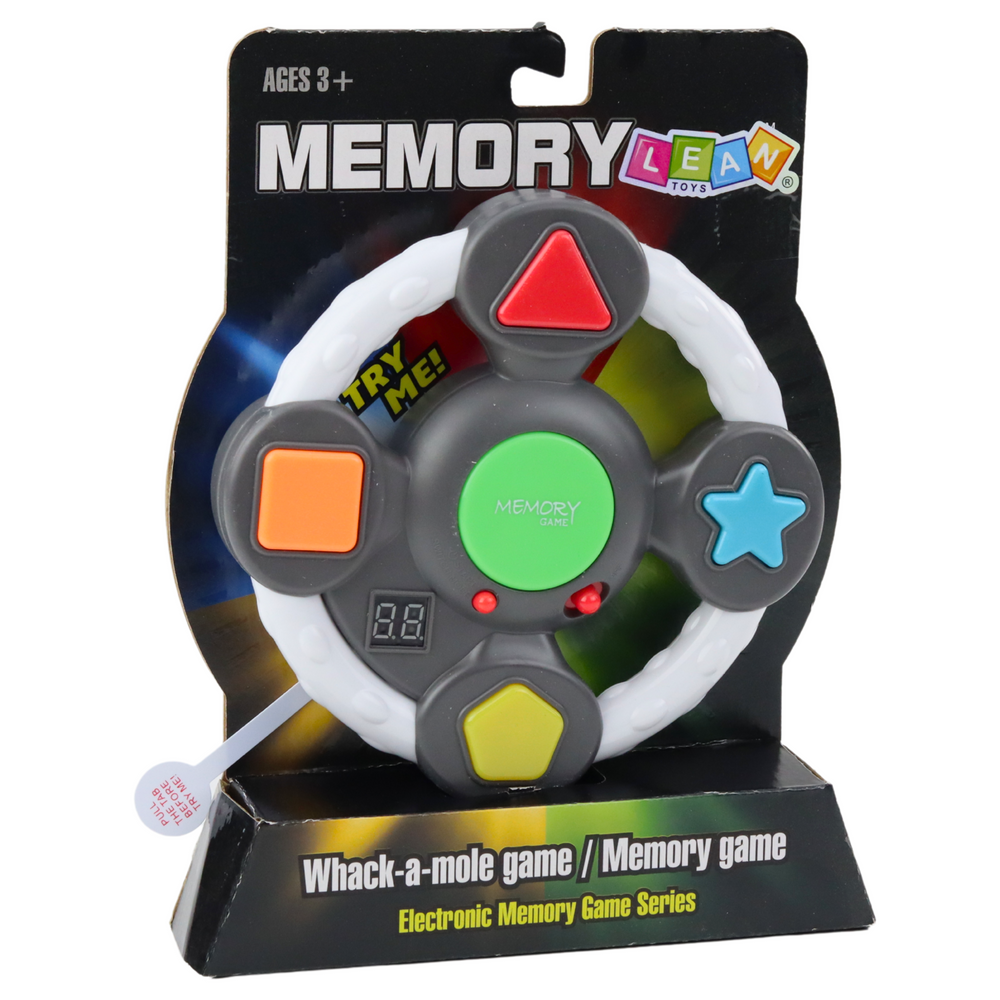 Jogo Eletrónico de Memória Arcade Volante com Luzes e Sons