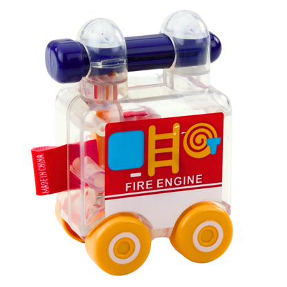 Conjunto de Carros Educativos Polícia Bombeiros Ambulância 3 Peças