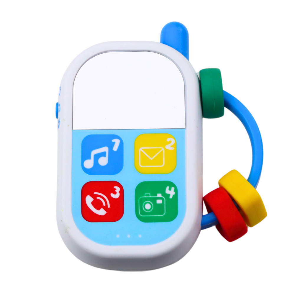 Conjunto Musical Infantil Telefone Pandeireta Chaves 3 Peças