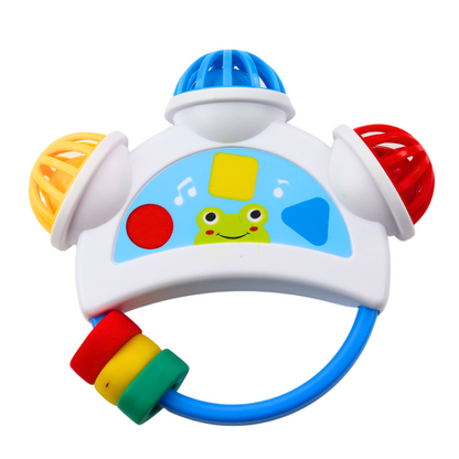Conjunto Musical Infantil Telefone Pandeireta Chaves 3 Peças