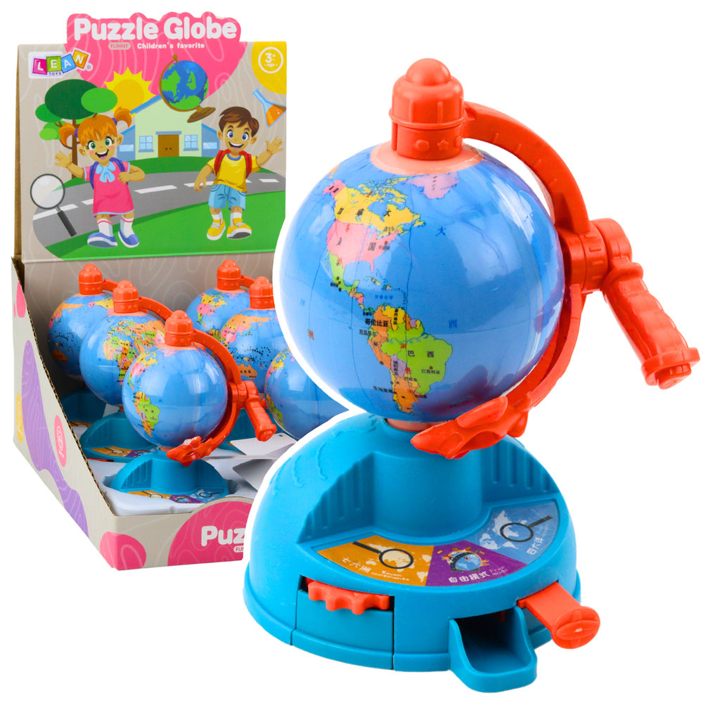 Mini Globo Rotativo com Avião e Engrenagens (1 unidade)