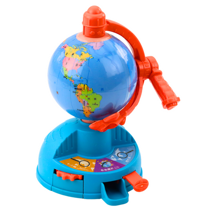 Mini Globo Rotativo com Avião e Engrenagens (1 unidade)