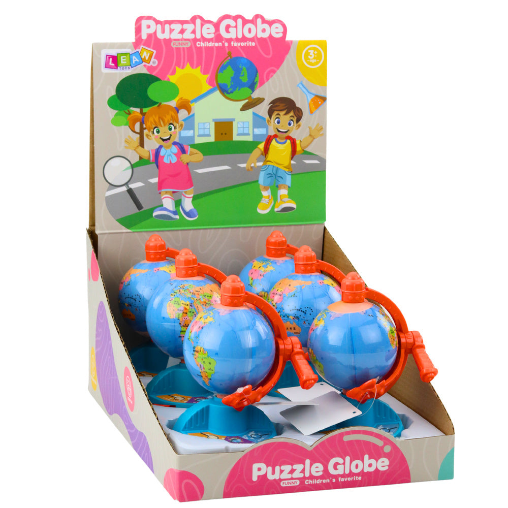 Mini Globo Rotativo com Avião e Engrenagens (1 unidade)