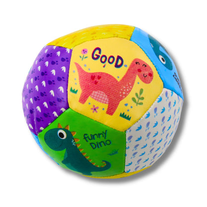Conjunto de 3 Bolas Macias Dinossauros 9cm
