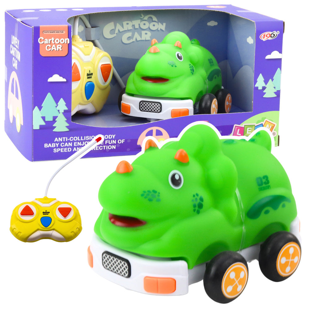 Carro RC Dinossauro Verde para Bebé