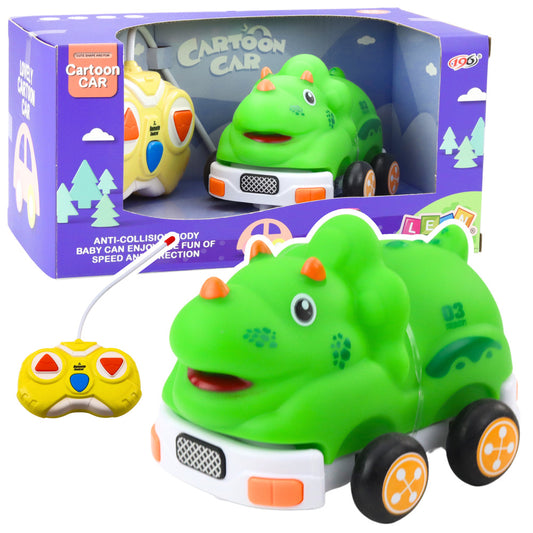 Carro RC Dinossauro Verde para Bebé