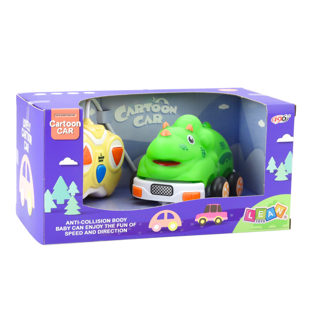 Carro RC Dinossauro Verde para Bebé