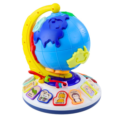 Globo Musical Interativo para Bebé Continentes e Animais