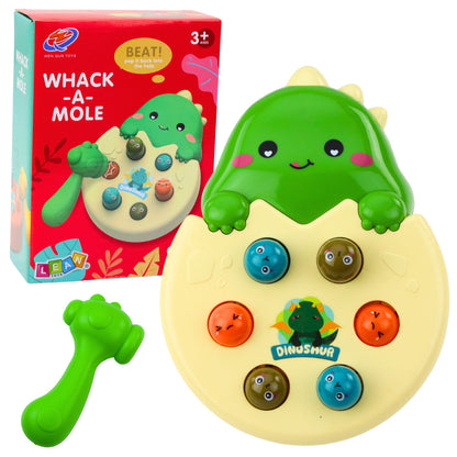 Mini Jogo Apanha a Toupeira Ovo de Dinossauro Verde