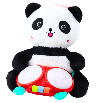 Peluche Panda com Tambores Luzes e Sons