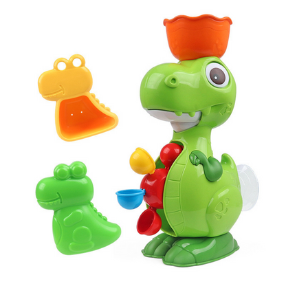 Conjunto de Banho Dinossauro com Moinho 8 Peças