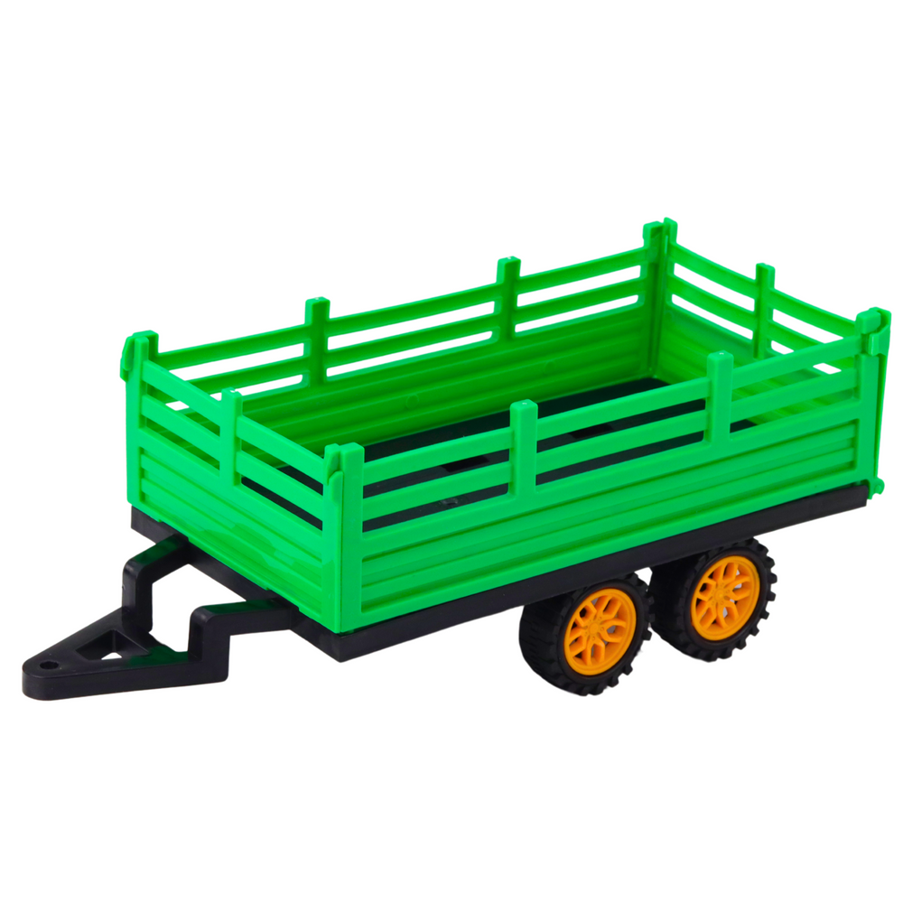 Trator Agrícola RC com Reboque Verde