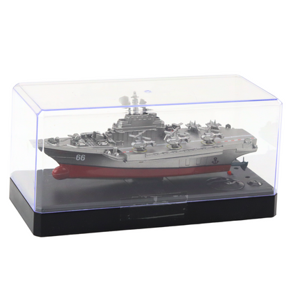 Navio Militar RC Prateado 15cm