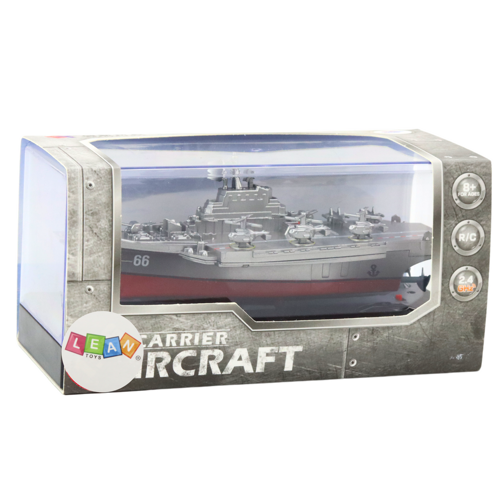 Navio Militar RC Prateado 15cm