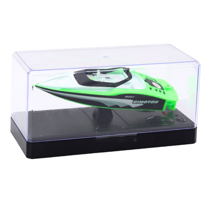 Barco RC Branco Verde 15cm