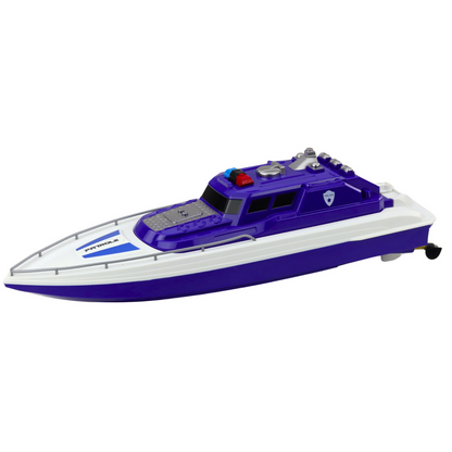 Barco Polícia RC Azul 1:28