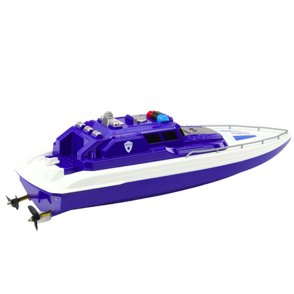 Barco Polícia RC Azul 1:28