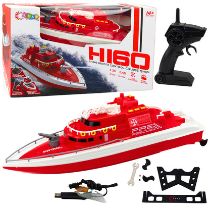 Barco RC Vermelho 1:28