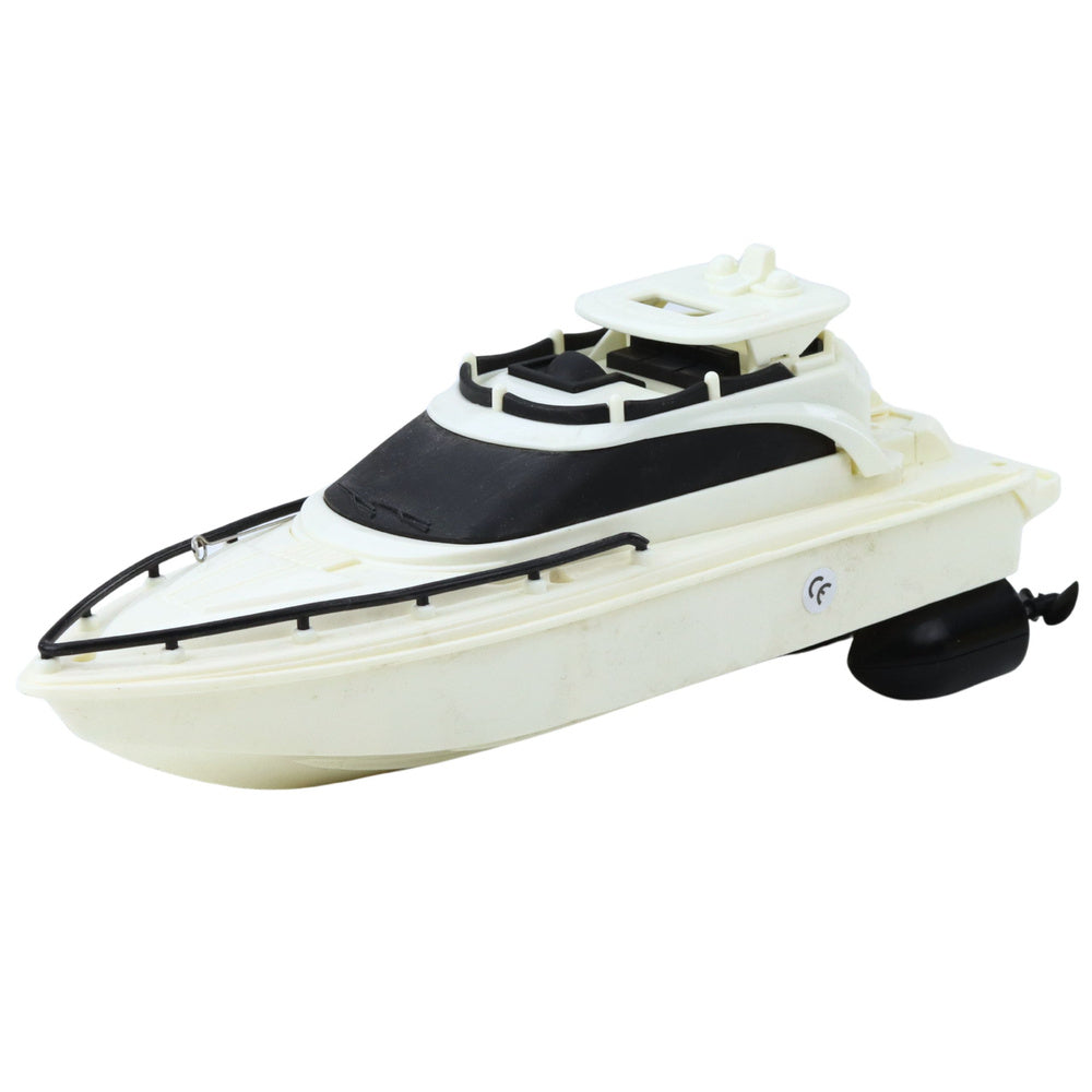 Barco RC Preto Branco a Pilhas