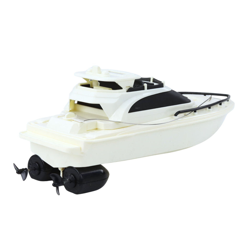 Barco RC Preto Branco a Pilhas