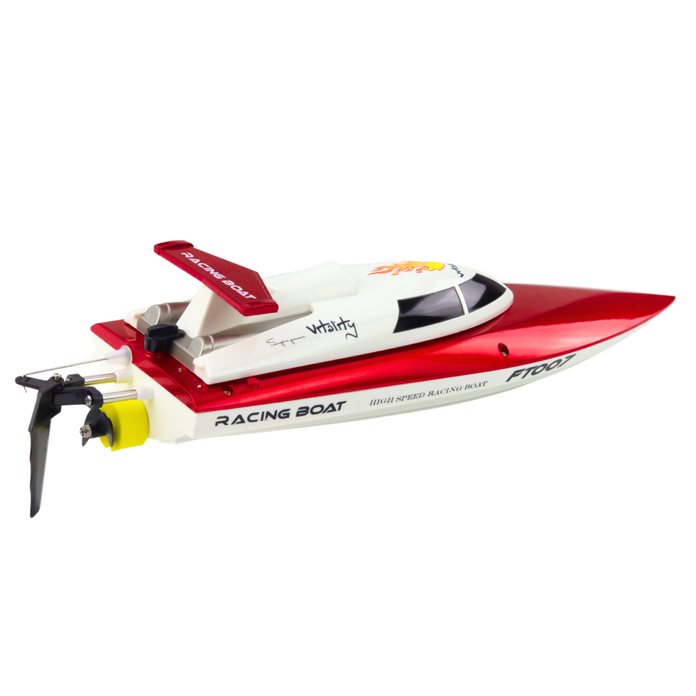 Barco RC Vitality FT007 Branco Vermelho 1:16
