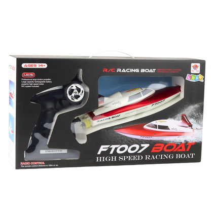 Barco RC Vitality FT007 Branco Vermelho 1:16