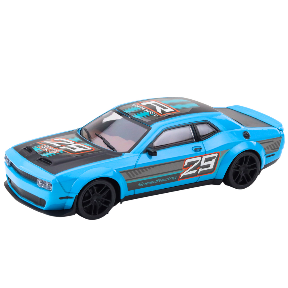 Carro Desportivo Tração Traseira Azul
